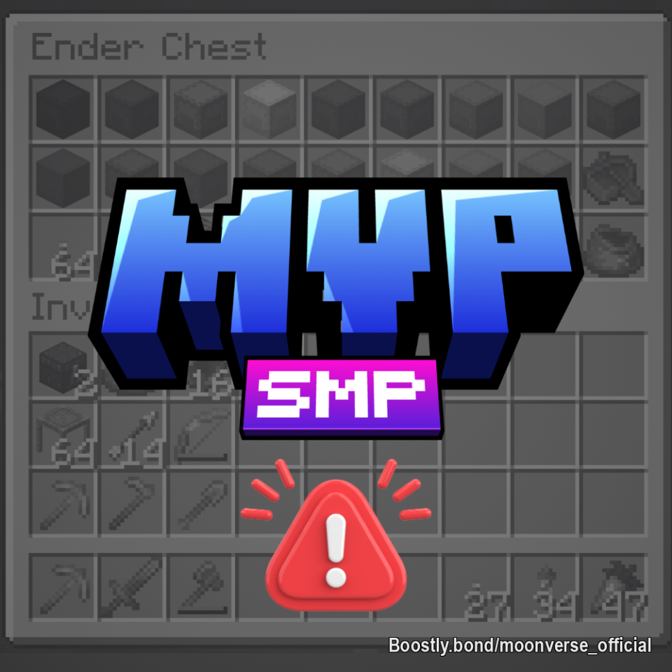 📢 MVP SMP — BetterEnderChest Cloud Migration Notice

Starting on May 23, 2026 @ 12:00 PM (PHT), all items stored inside the Better Ender Chest (`/ec`) will need to be temporarily removed and transferred to your protected chests.

We are officially migrating the BetterEnderChest system to a cloud-based storage system to improve item safety and reliability. This upgrade will help prevent future item loss or corruption issues.

✨ New Cloud Features
• 24/7 synchronized storage
• More stable and secure item saving
• Cross-server support between MVP SMP and Lunavoniis Clan (Exclusive Server)
• Access and transfer your resources between servers anytime

⚠️ IMPORTANT WARNING
Once the migration begins, all old BetterEnderChest data will be wiped*and replaced with the new cloud-based system.

To avoid losing your items:
✅ Remove everything from `/ec` before May 23, 2026 @ 12:00 PM (PHT)
✅ Store them temporarily inside your protected chests

Any items left inside `/ec` after the migration starts may be permanently deleted.

Thank you for your cooperation and support as we continue improving the server experience for everyone! 💙